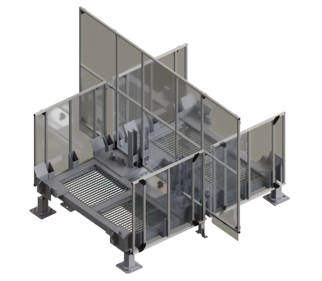 旋轉(zhuǎn)料箱更換裝置